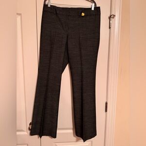 LOFT Charcoal Flare Pants